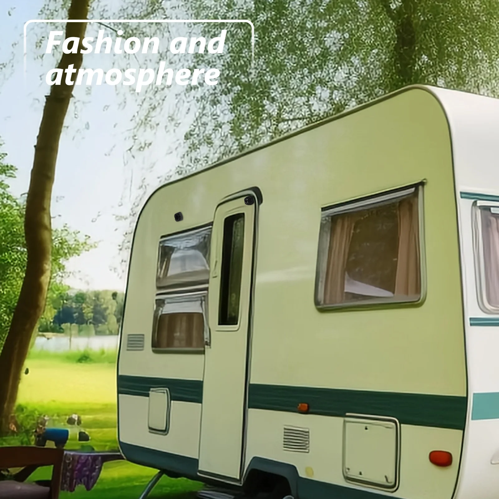 Kait Pintu Pengunci Otomatis Untuk RV, Pengait Trailer Nylon Tahan Lama, Pengunci Pintu Camper, Pengganti Penahan Pintu, Trailer Tertutup, Truk