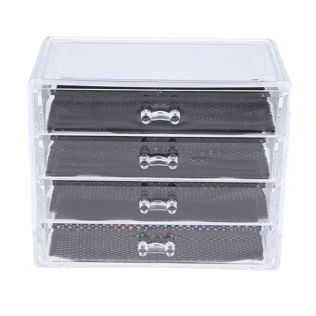 Premium Acrylic Drawer Makeup Organizer Cosmetic Storage Jewelry Display Box