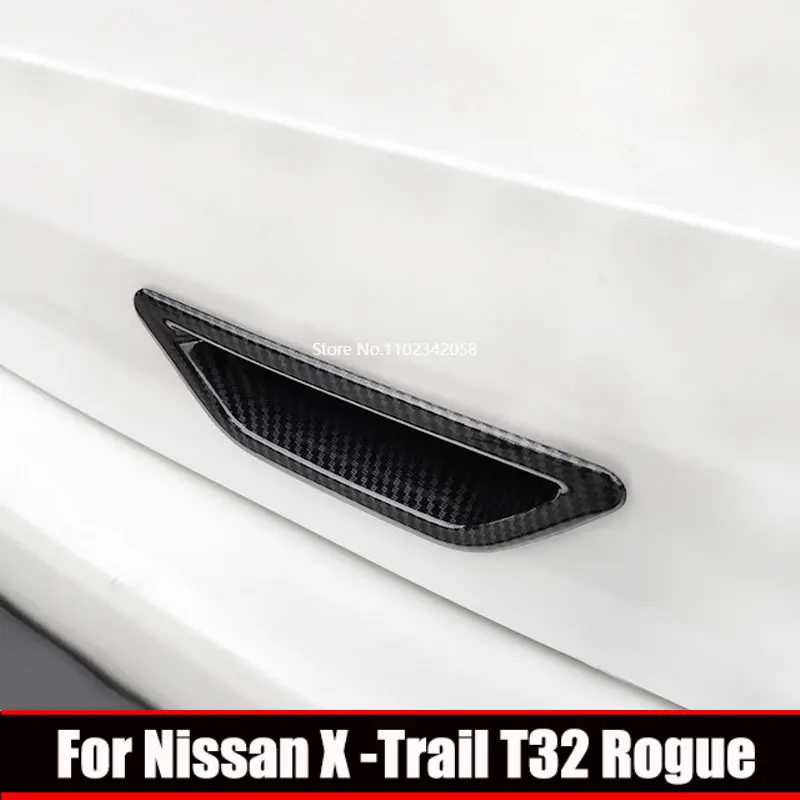 For Nissan X-trail X trail t32 Rogue 2014-2018 2019 2020 ABS Auto Car Rear Tail Door Handle Bowl Trim Cover sticker Accessories