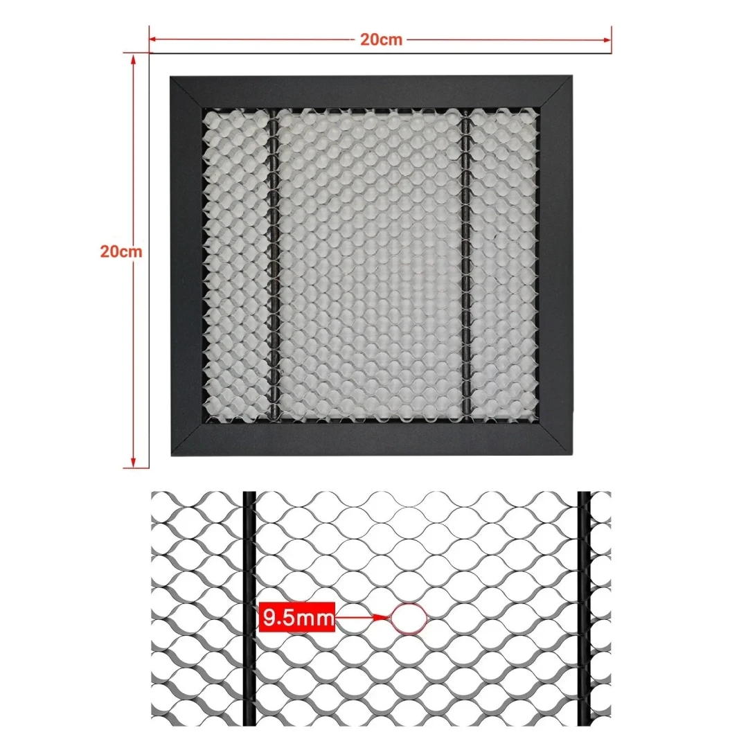NEJE Laser Engraver Pad Backing Plate Honeycomb Panel Work Platform for All Brand Laser Cutter Machine Tool Accessories200×200mm