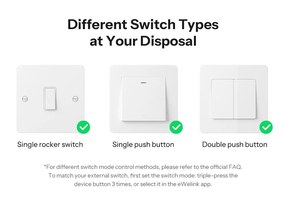 SONOFF MINI-DIM MINI Extreme Matter Over WiFi-Dimmerschalter Breite Beleuchtungskompatibilität Matter-fähiges Google Apple Home Alexa – Detail 12