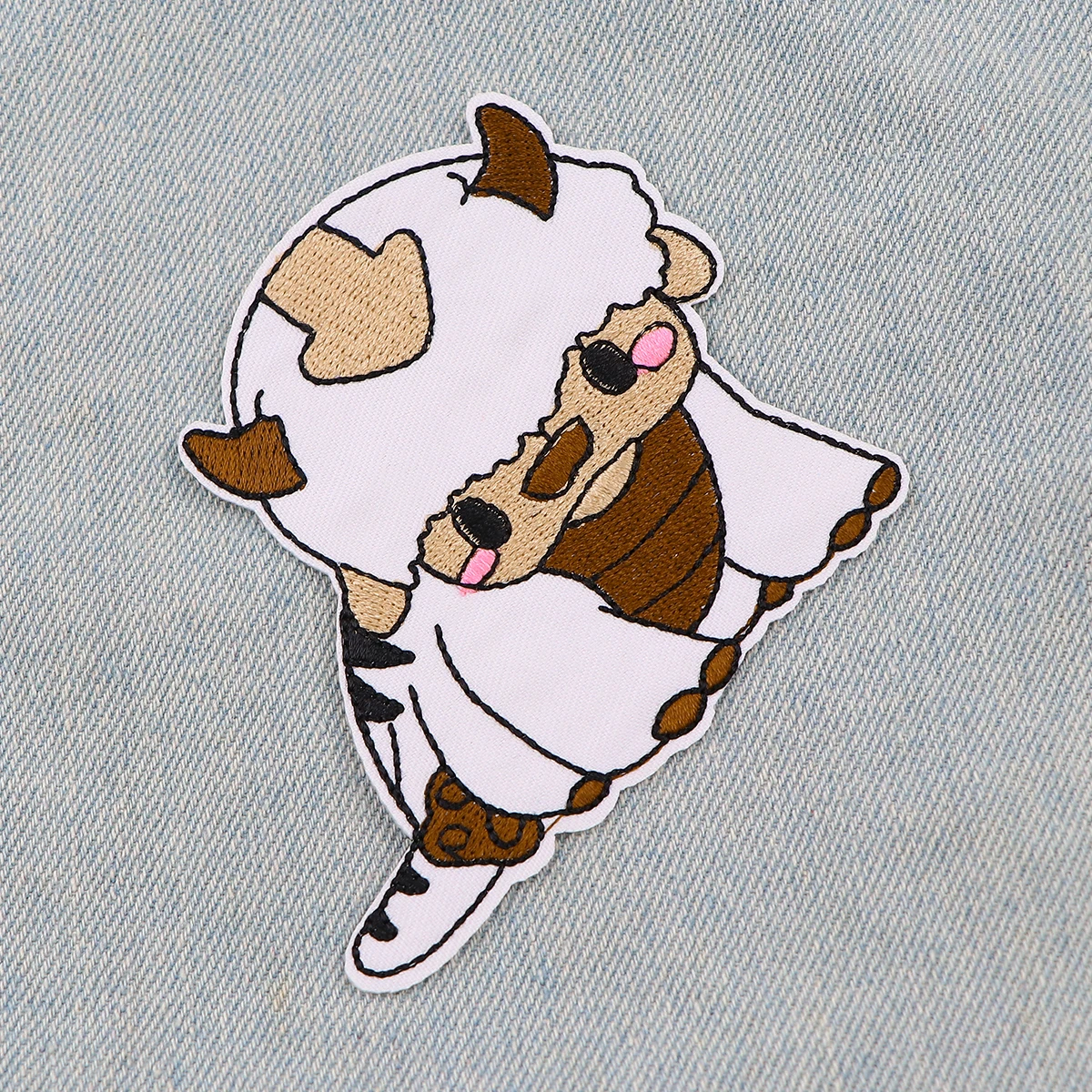 만화 애니메이션 자수 패치 의류용 열접착 패치 재킷용 바느질 DIY 스티커