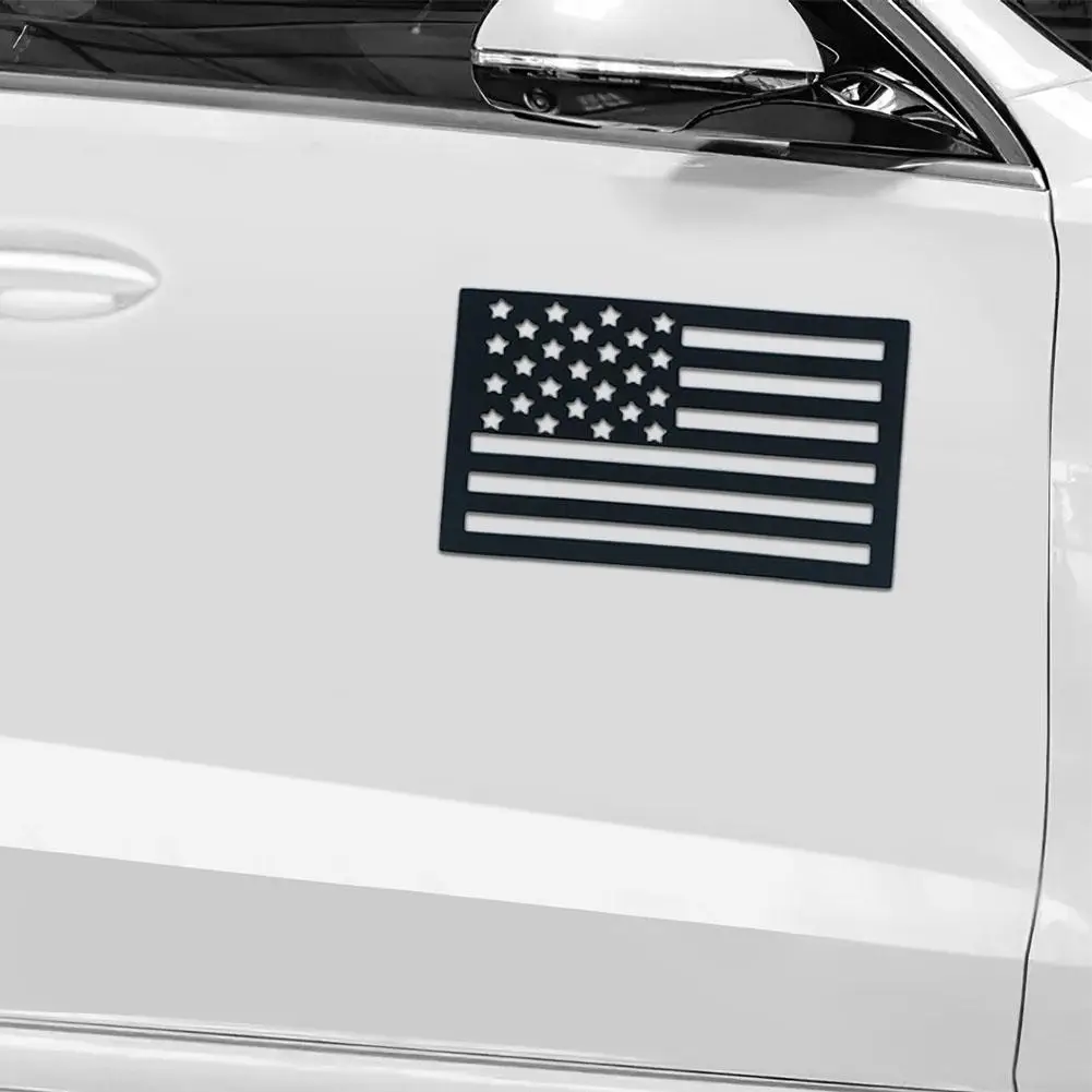 

Американский флаг, полая магнитная наклейка на кузов автомобиля, солнцезащитная наклейка, значок автоаксессуаров ﻿ И автоматически стойкий водонепроницаемый V7Q6