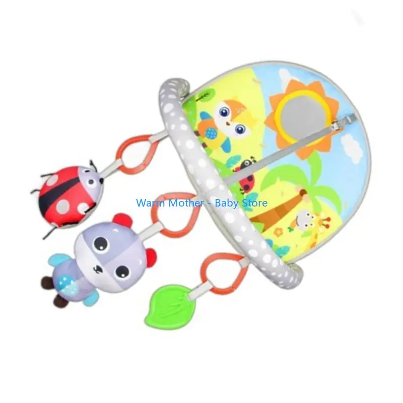 Jouet en voiture pour bébé, salle sport, siège arrière engageant, avec papier sonore, Stimulation du nourrisson le