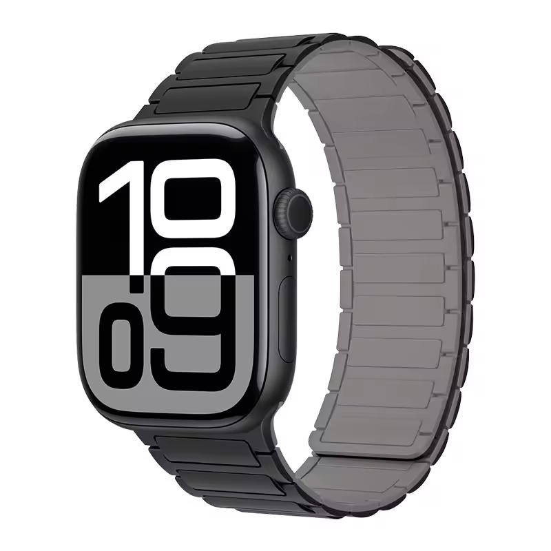 Magnetic Silicone Band for Apple Watch Ultra 3 2 49mm 46mm 42mm 45mm 44mm 40 41mm Strap IWatch Series 11 10 9 8 7 6 SE Bracelet - Image 23
