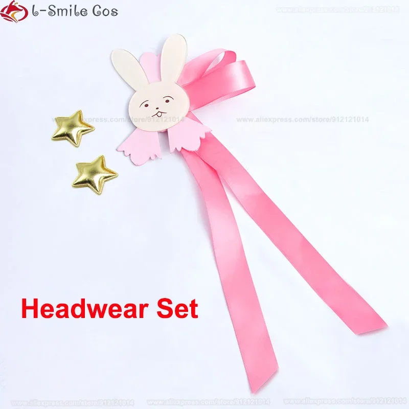 Hoge Kwaliteit Hoshino Ai Cosplay Pruik Anime Cosplay 80Cm Paars Highlight Rose Roze Pruik Met Headwear Hittebestendig Haar Feest