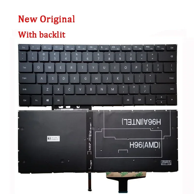 New Genuine Laptop Rreplacement Keyboard Compatible for Huawei KPR KPL VLR HN-W19R WRT-W19R KPL-W00 KPR-W29 WRTB-WH9L WRTD-WFE9