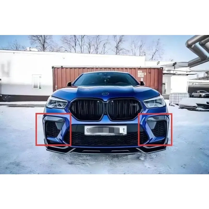 Performance Car Front Bumper Part For BMW X6M F96 LD Carbon Fiber Front Bumper Decoration