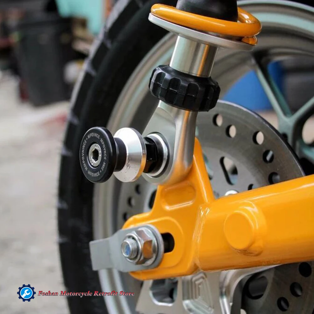 For Honda MONKEY125 Motorcycle Modifications Accessories Paddock Stand Spools Monkey 125 CNC Aluminum Swingarm Spools Bobbins