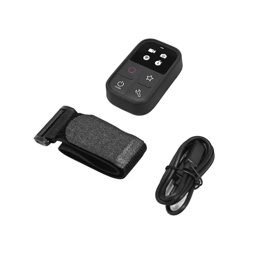 Imagen 2 del producto Control remoto inteligente inalámbrico para GoPro Hero 12/11/10/9/8/Max, batería de pantalla LED colorida, Control de 50M, correa para muñeca, Cable USB