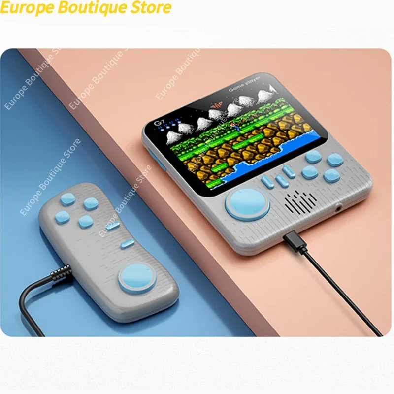 Built-in 666 Games Macaron Color Portable Retro Video Game Console for Travel