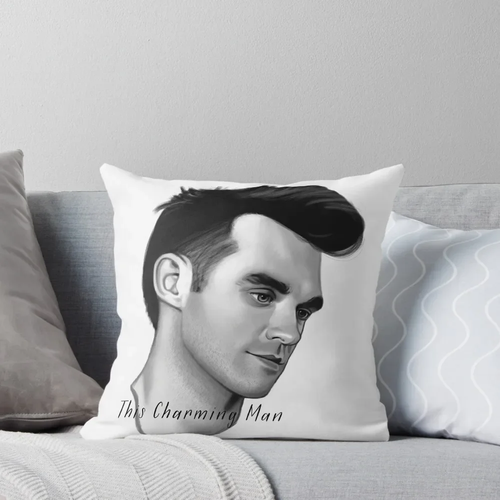 This Charming Man Morrissey The Smiths Throw Pillow Decorative Cushion Sofa Cushions Cover