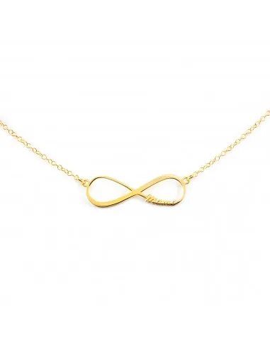 Silver infinity necklace Golden Mama