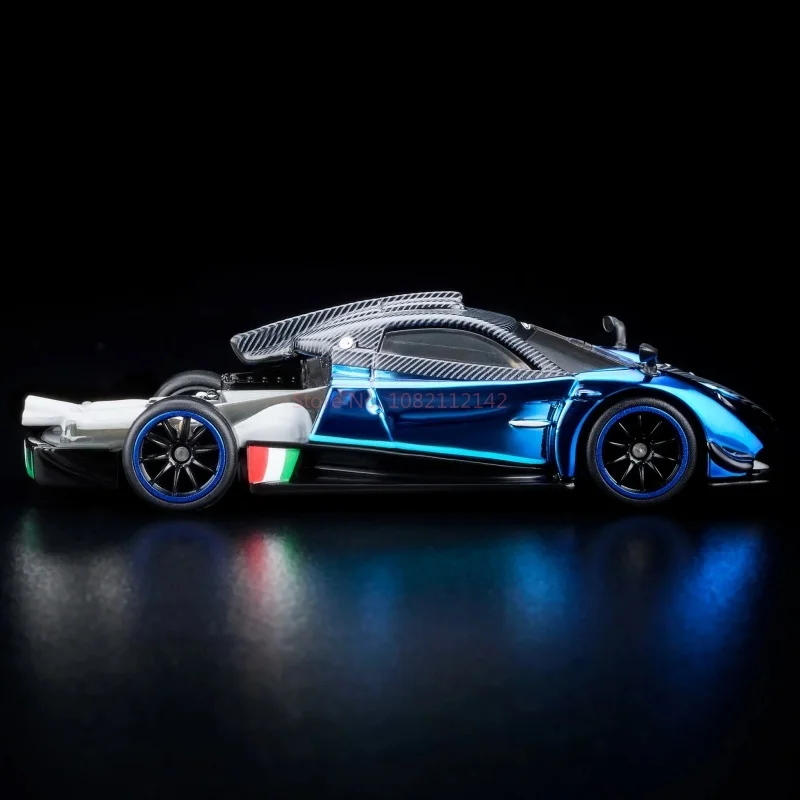 1/64 عجلات ساخنة الخط الأحمر RLC دييكاست نموذج سيارة باجاني هوايرا R 21 تحصيل نموذج سيارة غرفة زخرفة الصبي عيد ميلاد لعبة الهدايا