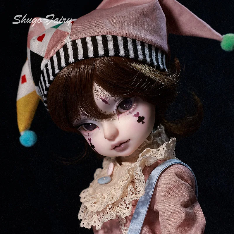 ตุ๊กตา BJD นักมายากล1/6นักแสดงละครสัตว์ลูกบอลเรซินย้อนยุคต่อตุ๊กตาศิลปะเกิดใหม่สำหรับเด็กผู้หญิง shugafairy