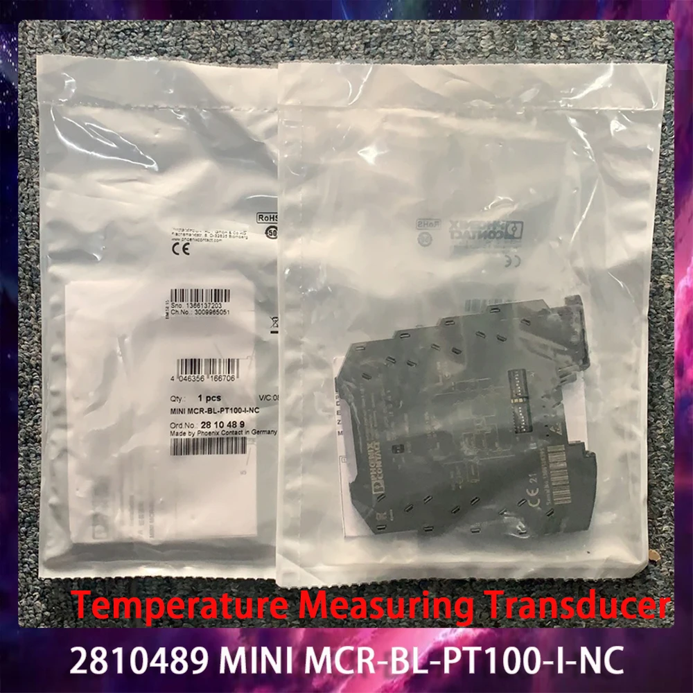 2810489 MINI MCR-BL-PT100-I-NC Temperature Measuring Transducer For Phoenix