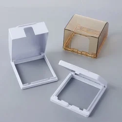Enchufe de pared autoadhesivo, Caja impermeable, cubierta de enchufe eléctrico, cubierta de protección de interruptor de pared d