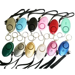 Portable Self Defense Alarm 130DB Personal Security Alarm Keychain With LED Lights Emergency Safety Alarm For Women, Men, Child