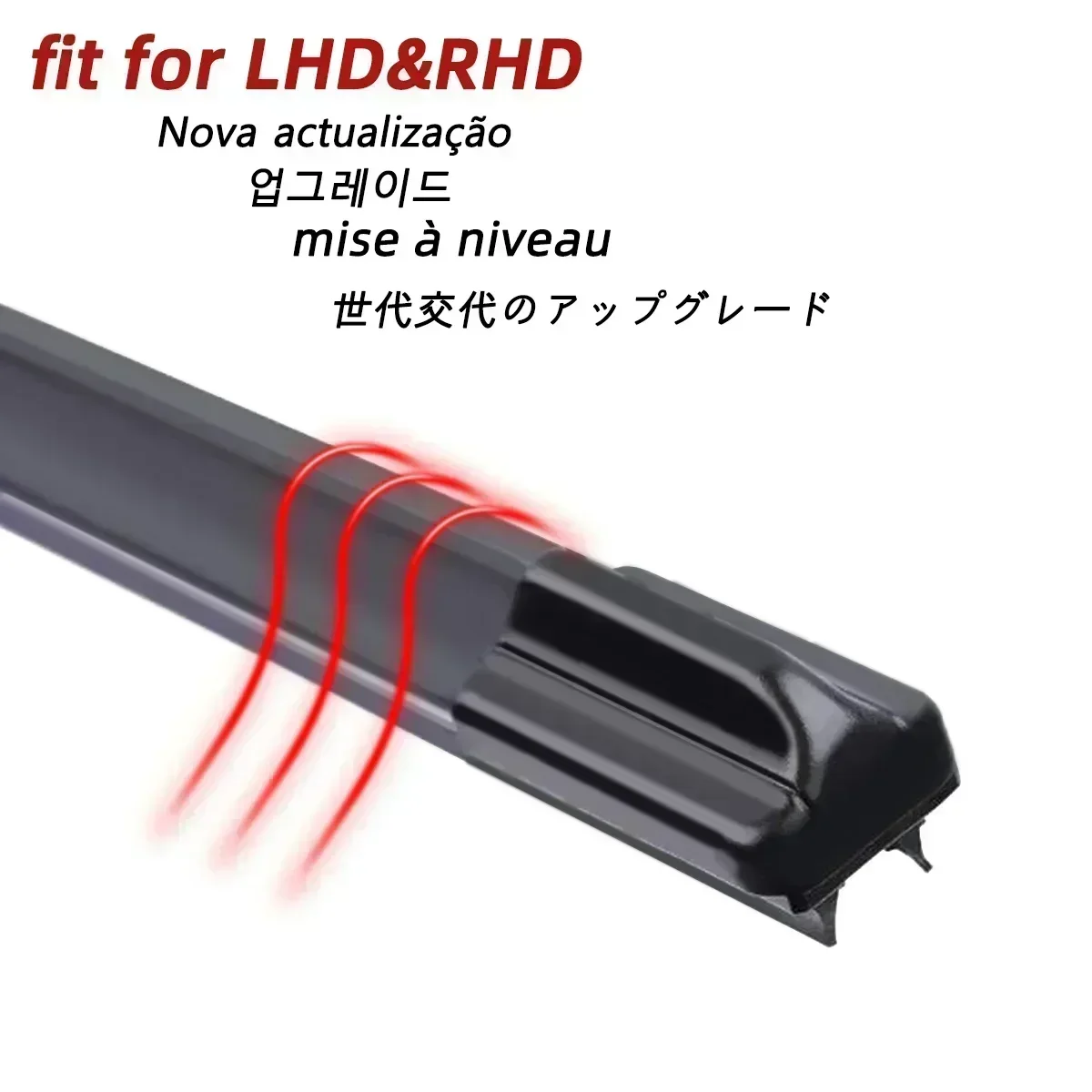 คู่ยางรถ Wipers สําหรับ Ford Fiesta 7 MK5 MK6 Hatchback ใบปัดน้ําฝนด้านหน้าเครื่องตัดแปรงอะไหล่อุปกรณ์เสริมกระจก Wiper