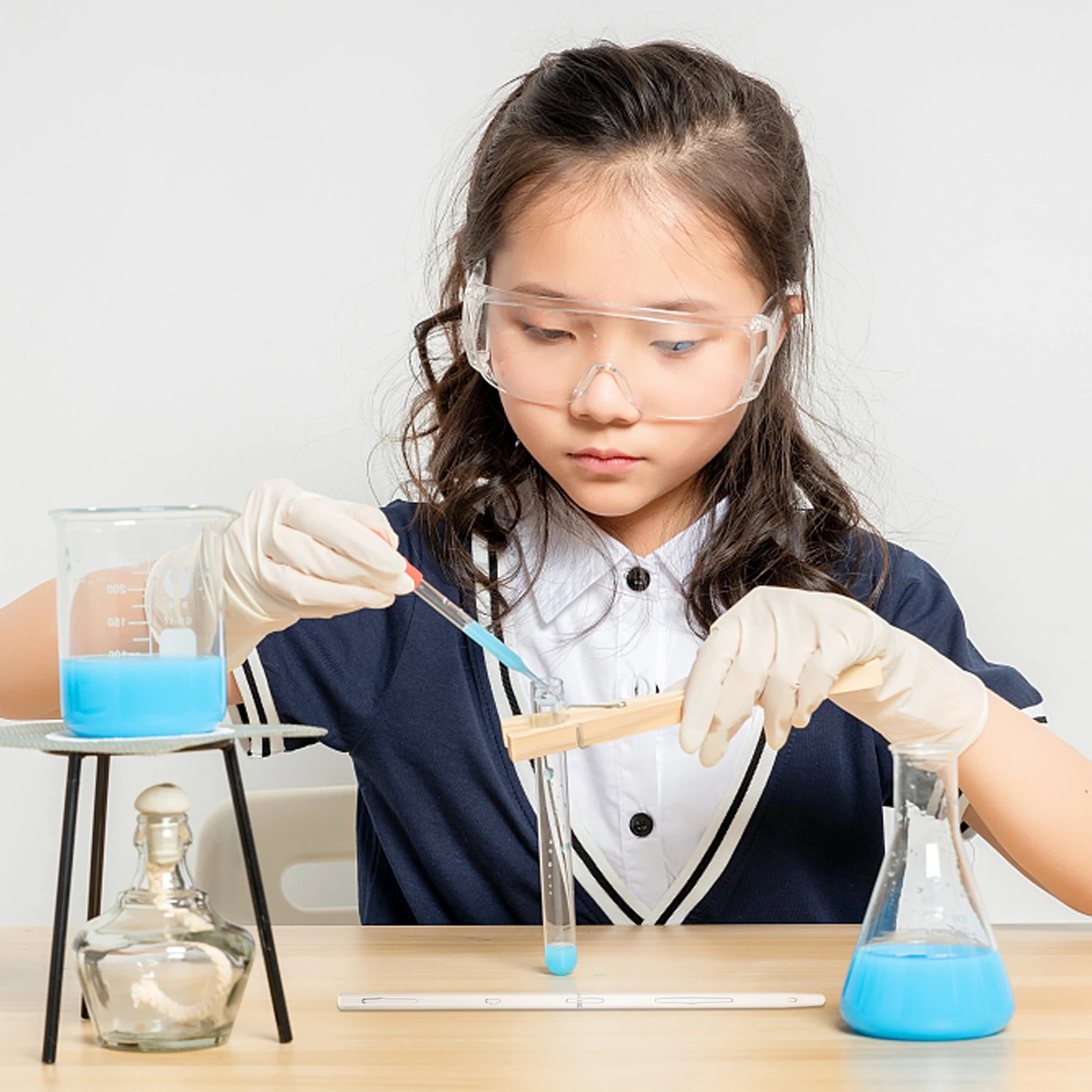 

2 Sets Physical Experiment Equipment Silk Cloth School Supply Friction Electrification Experimental Supplies Accessory Teaching