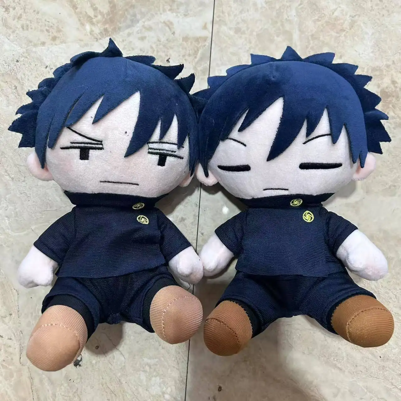 23CM Anime Jujutsu Kaisen Gojo Satoru Fushiguro Megumi Figures Q Version kawaii Model Dolls plush toy ornament Gifts