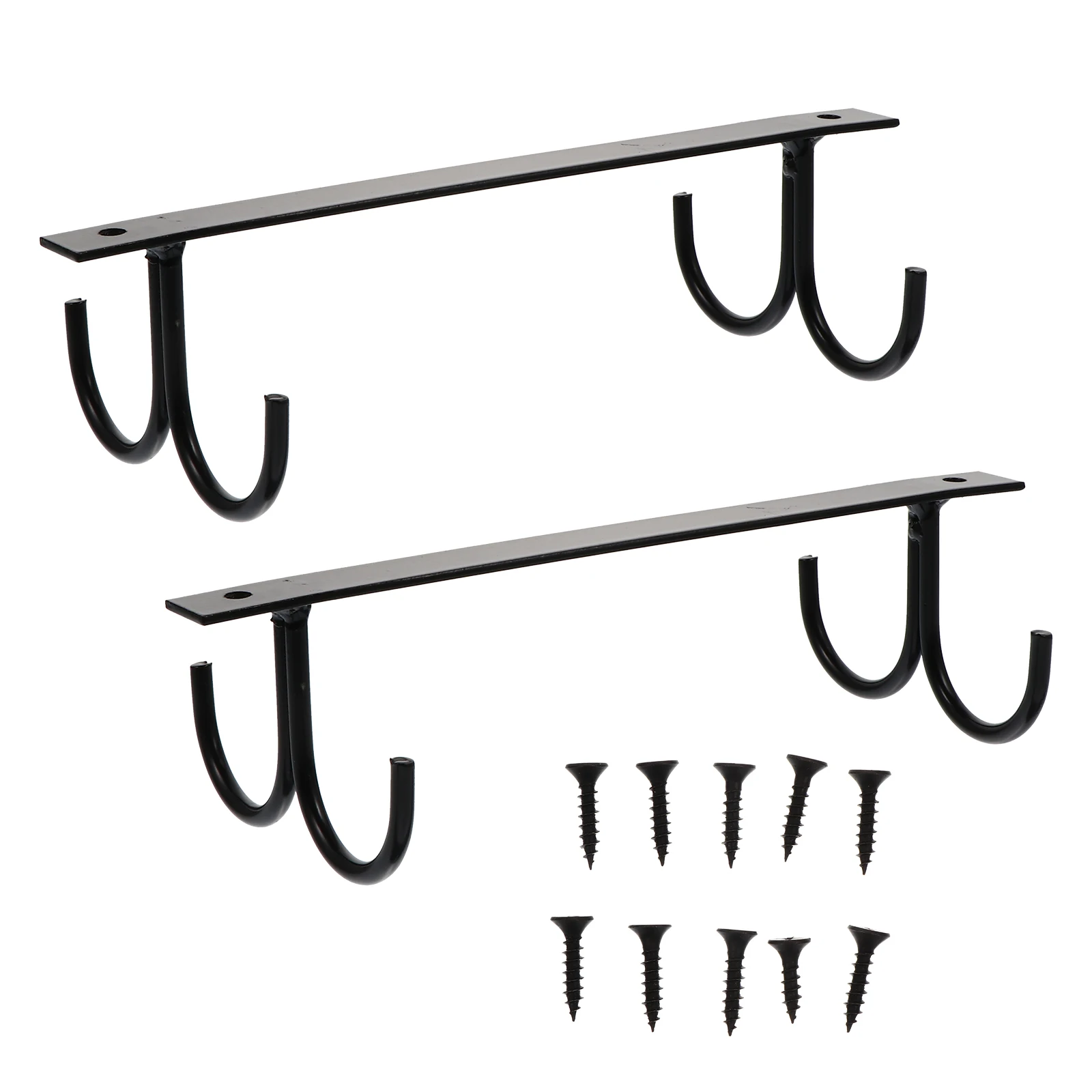 

Iron Hooks Mug Storage Home Kitchen Rack Firm Installation Saves Space Practical Hook Racks Household Items