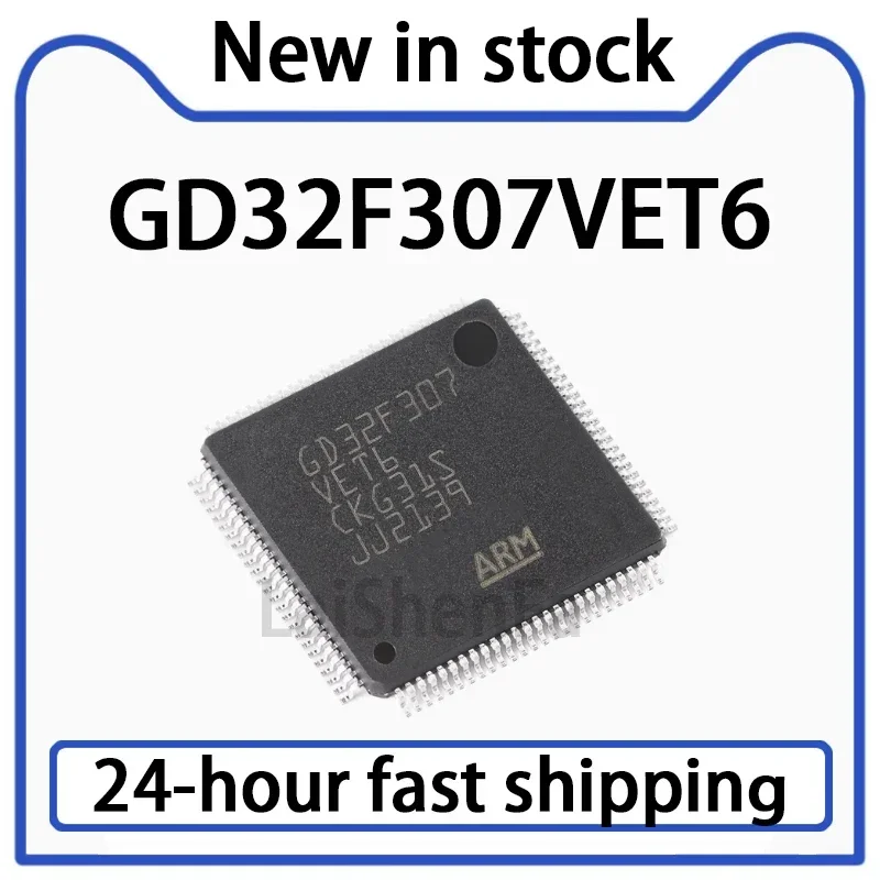 1PCS GD32F307VET6 LQFP-100 ARM Cortex-M4 32-bit Microcontroller MCU Chip in Stock