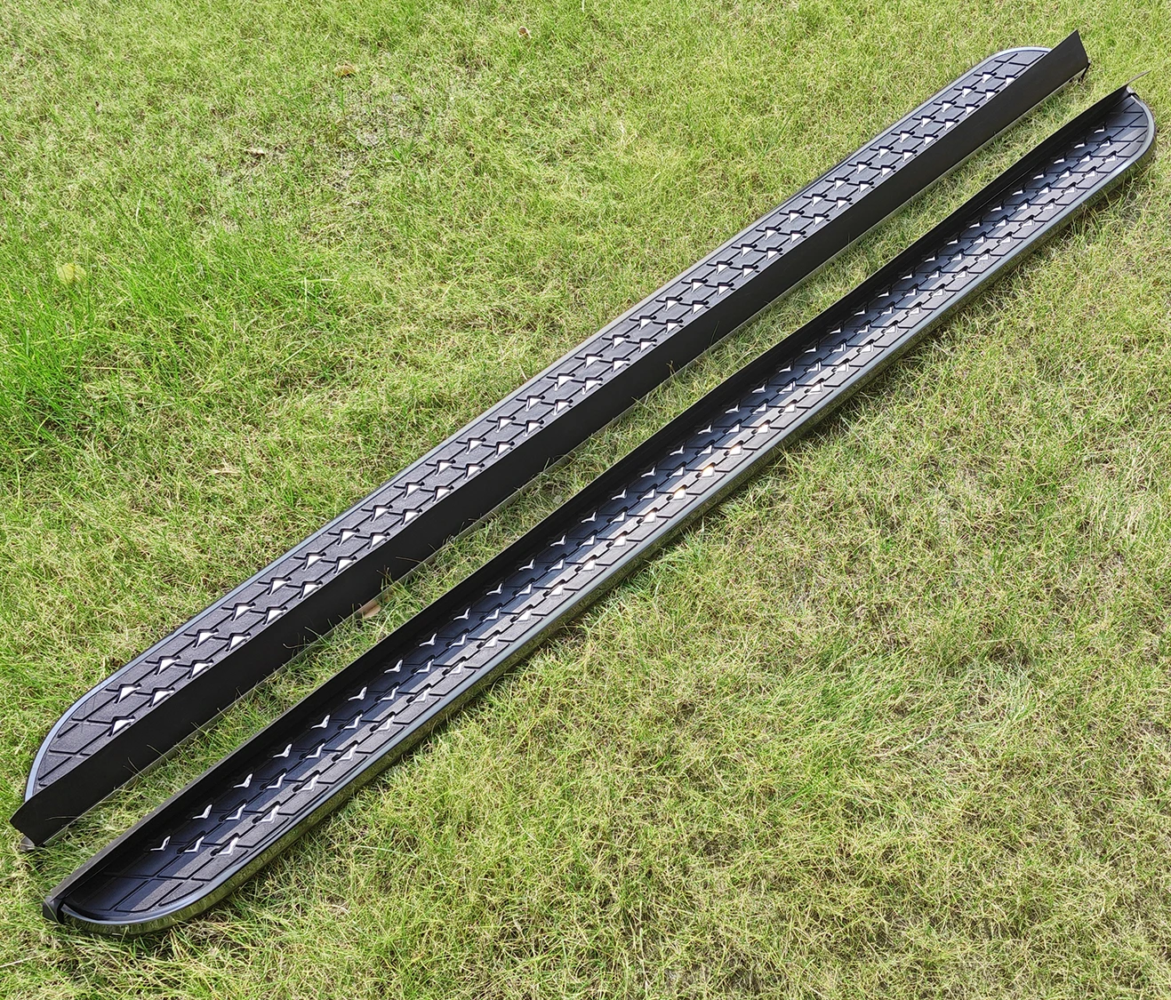 2 قطعة لوحات الجري لشركة فيات فريمونت 2012-2019 خطوات جانبية مجموعة كاملة Nerf Bar زخرفة معدنية سوداء