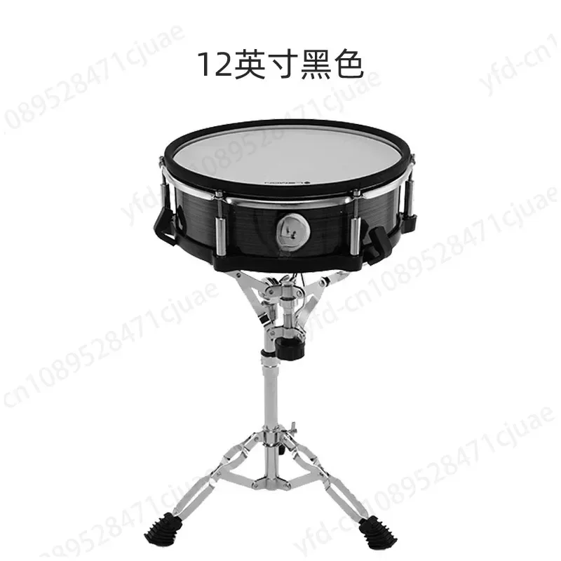 Hoge kwaliteit 12-inch onafhankelijke snaredrumtrigger elektronische drum mesh houten holte snaredrum met beugel