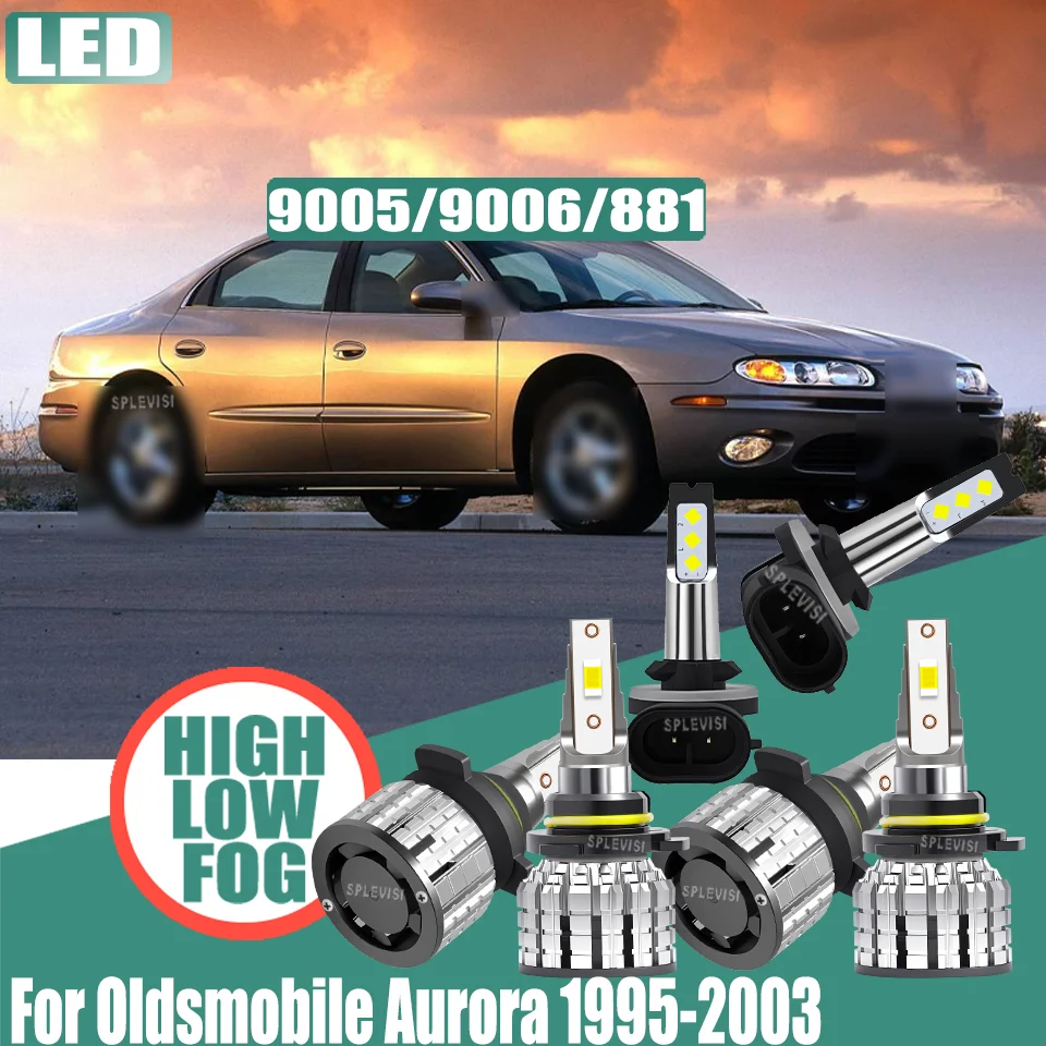 

Driver's Choice - Complete LED Headlight Hi Lo & Fog Light For Oldsmobile Aurora 1995 1996 1997 1998 1999 2000 2001 2002 2003