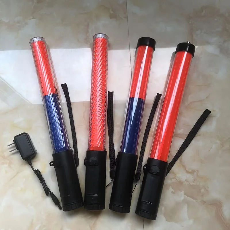 36cm Command Stick Warning Flashing Light LED Road Traffic Fluorescent Rod