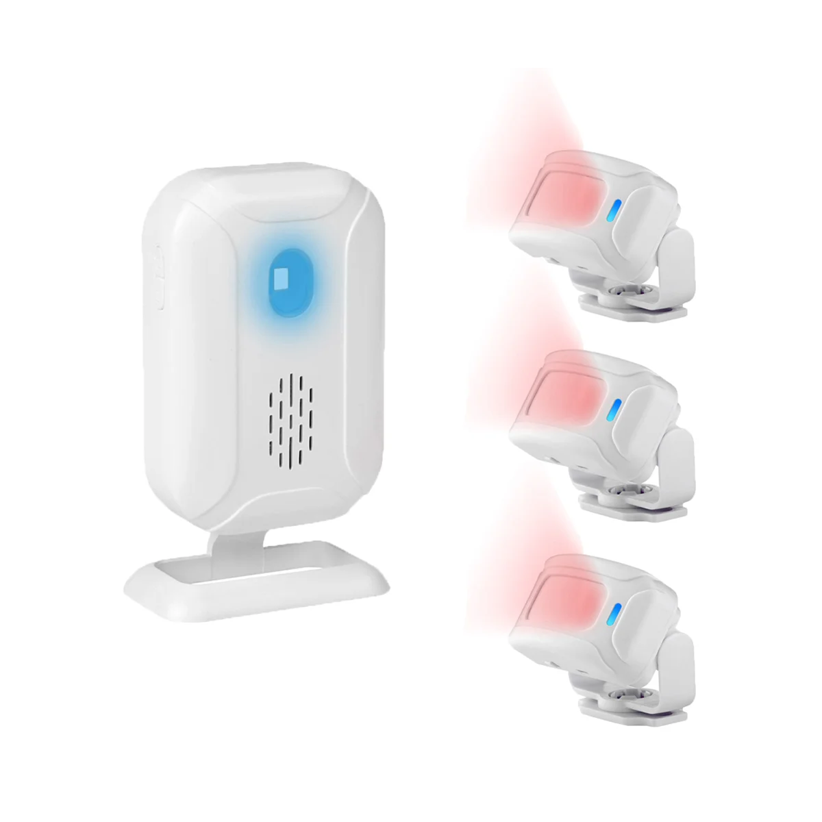 Wireless Home Security Alarm Bell, PIR Motion Sensor, PIR Detector, Entry Alert System, Bem-vindo Chime-B, Loja, Loja