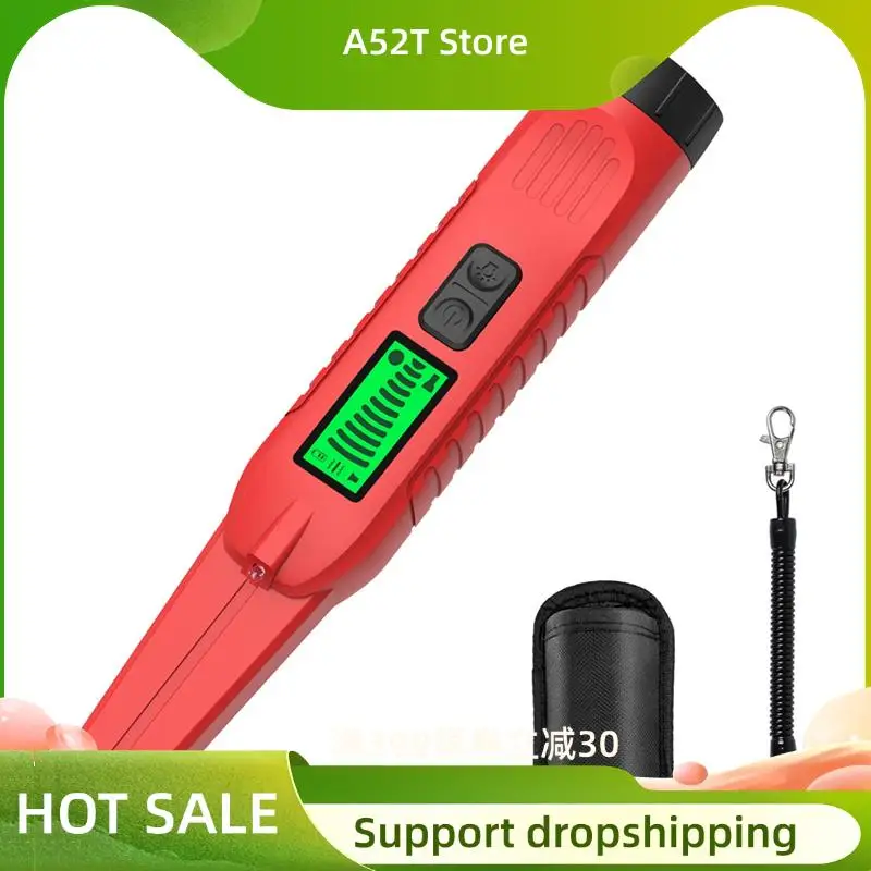كاشف المعادن الذهبية المحمول A52T مع ضوء LED، مقاوم للماء IP54، 360 درجة °   كشف التعريفي القوي قابلية النقل