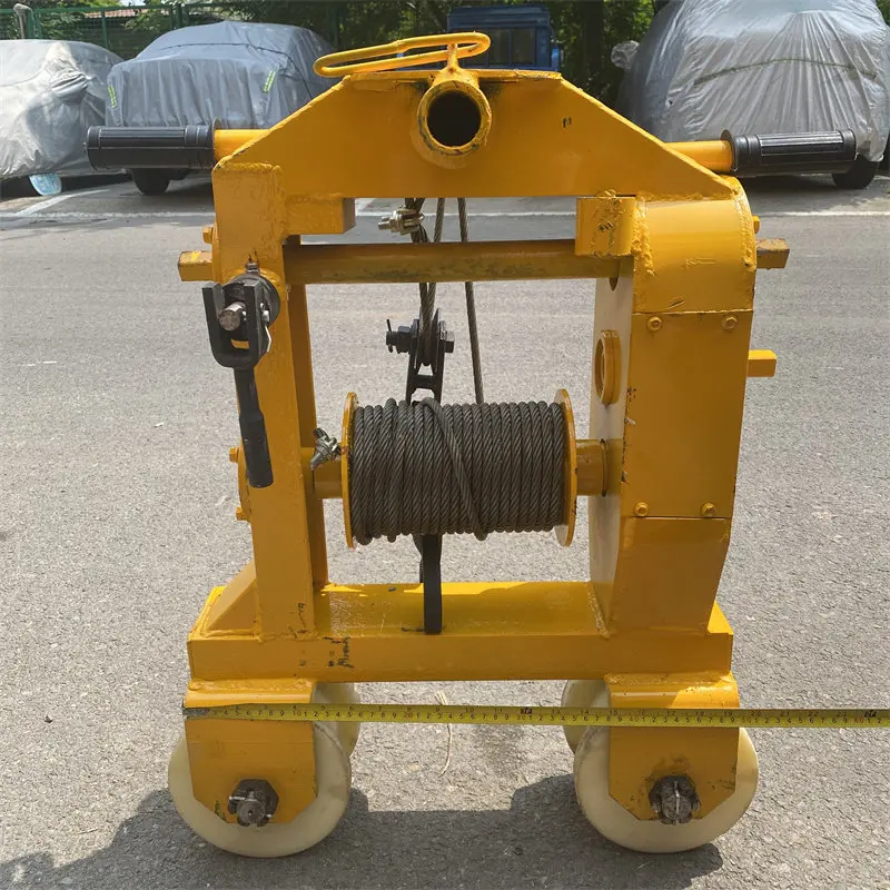 SLY Multifunctional Handling Rail Trolley Wire Rope Crane SDG-2 Trolley Rail Puller - view 5