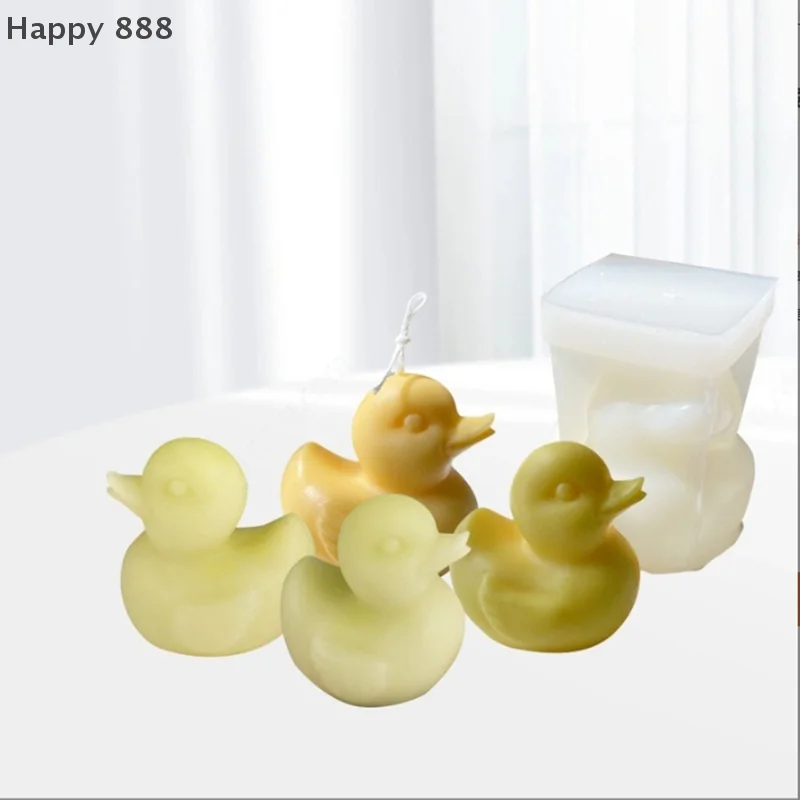 

3D силиконовая форма «Маленькая желтая утка» для изготовления свечей, смолы, мыла и мороженого — инструмент для рукоделия своими руками