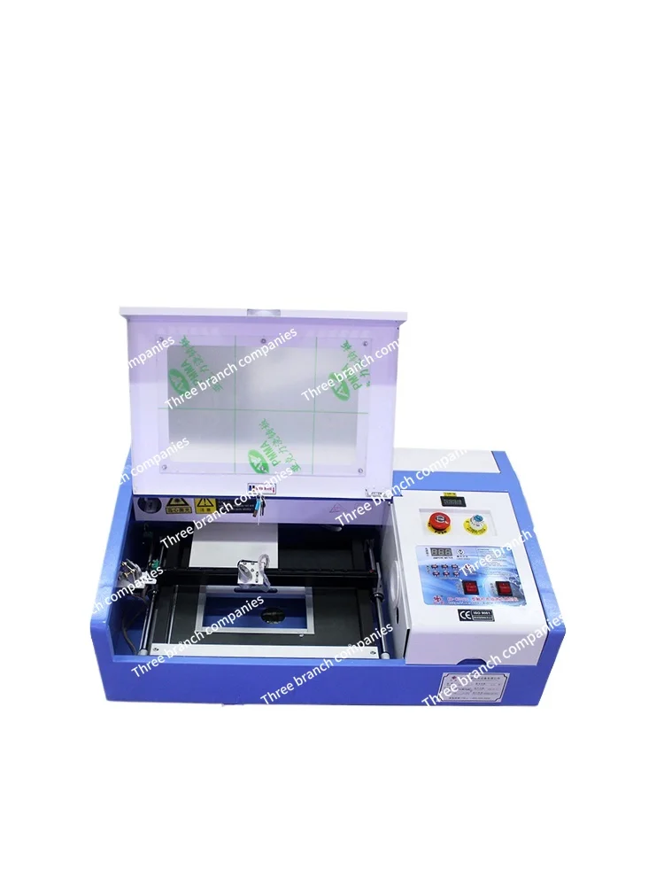 Road Carbon Dioxide Laser Cutting Wood Board Leather Fabric Acrylic Automatic Desktop Film Cutting Machine Engraving Machine