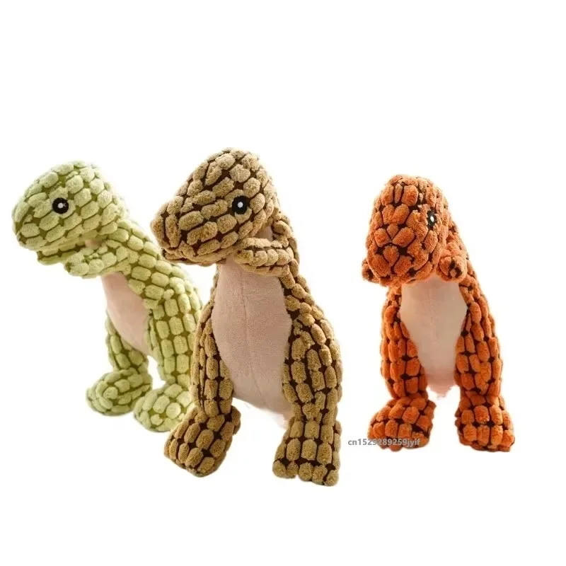 

Pets Dog Chew Stuffed Funny Dinosaur Shape Cats Vocal Squeaky Toy for Training Exercise Simulation Animal Chihuahua Toys