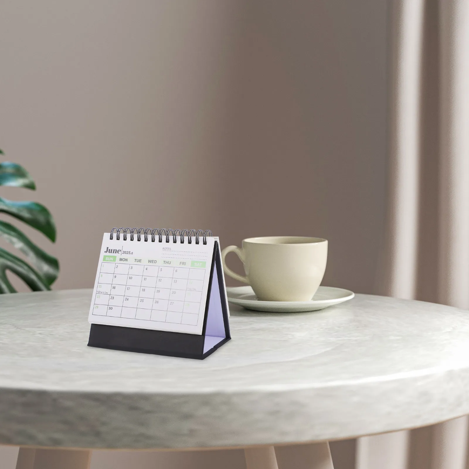 Standing Desk Calendar 2025 Mini Size Small Desktop Calendar Lunar Year Planner Elegant Modern Office Decor Functional Daily