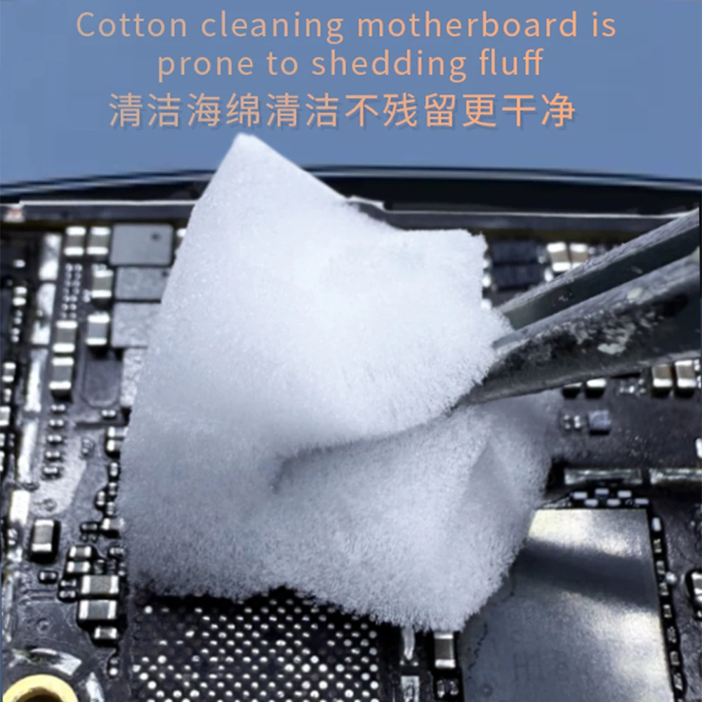 Lanrui LR-S9 500PCS Nano Cleaning Sponge for Mobile Phone Repair Screen Camera PCB Welding Dust Removal Cleaning Sponge Tool