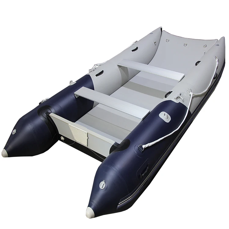 High Quality MC 410 Catamaran Inflatable Boat Outdoor Sport Rowing Boats Lake Usage Rescue Entertainment Fishing