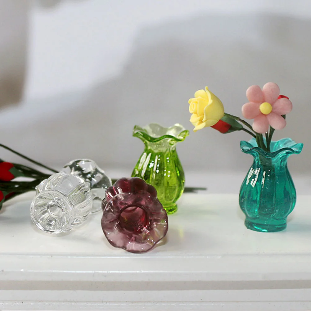 

10pcs Mini Set for Flowers Home Decor Accessories Miniature Bottle Mini House Accessories Planter House Decorations