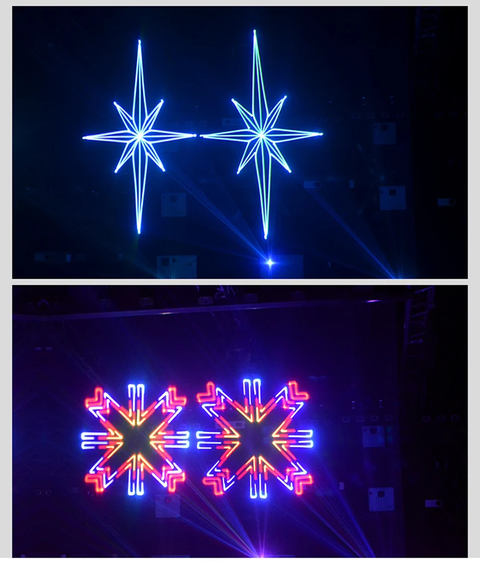 10W 20W 30W Laserlicht ILDA RGB Vollfarbprojektor 3D-Animationsscanner DMX Disco DJ Hochzeit Party Performance Bühnenbeleuchtung – Detail 8