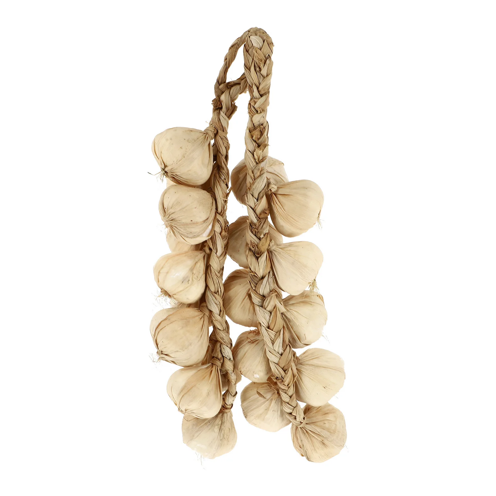 

Hanging Simulated Garlic Pendants Decorations Bulbs White Plastic Fake Vegetables Models