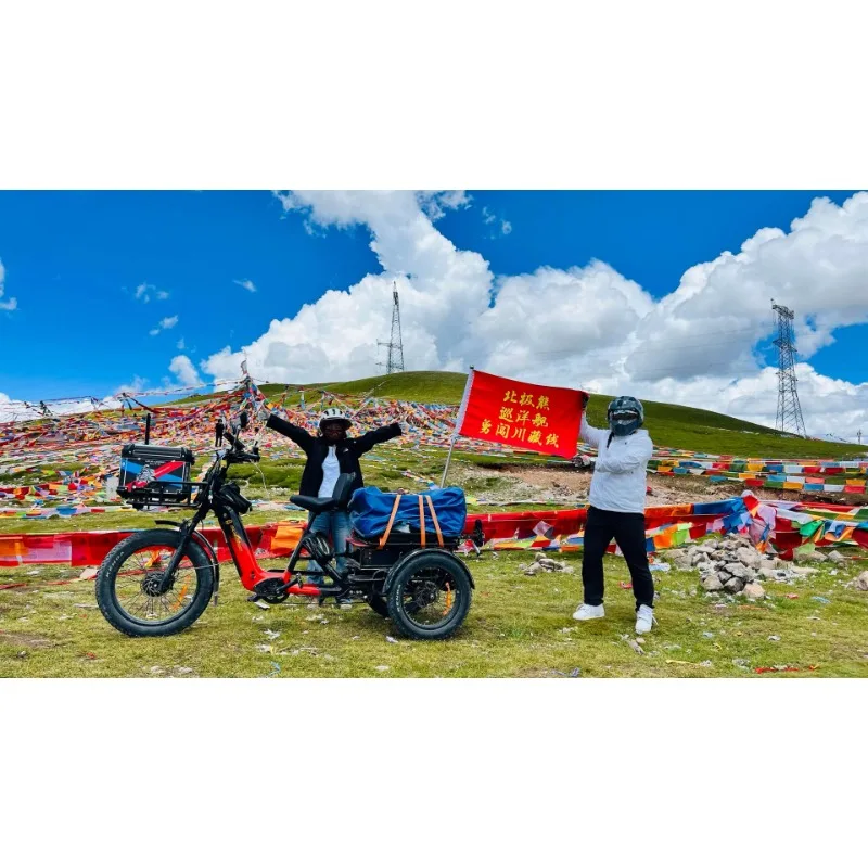 Wholesale 3 Wheel Adults Battery Powered Electric Tricycles High Quality 48v 2500W 132AH Electric Trike for Adults