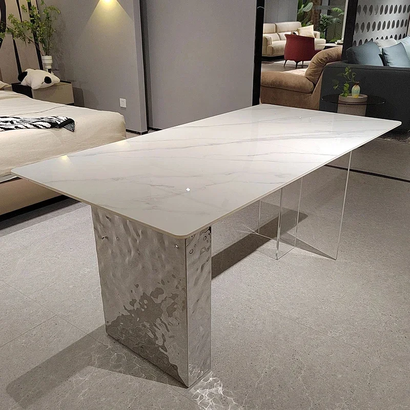 

Reception Corner Dining Table Poker Designer Writing Office Lounge Balcony Clean Dining Table Cheap Mesa Commercial Furniture