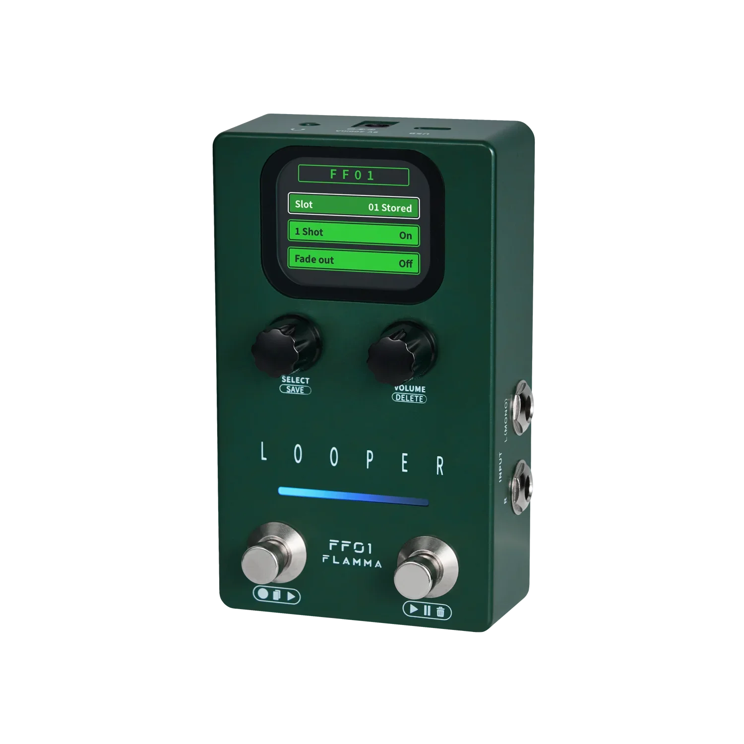 Flamma FF01 デュアルフットスイッチステレオルーパーペダル 40