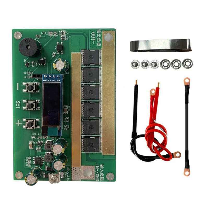 

Top Deals 12V Spot Welder Module With Welding Pen Intelligent Spot Welder Control Board Set For Lithium Battery 18650