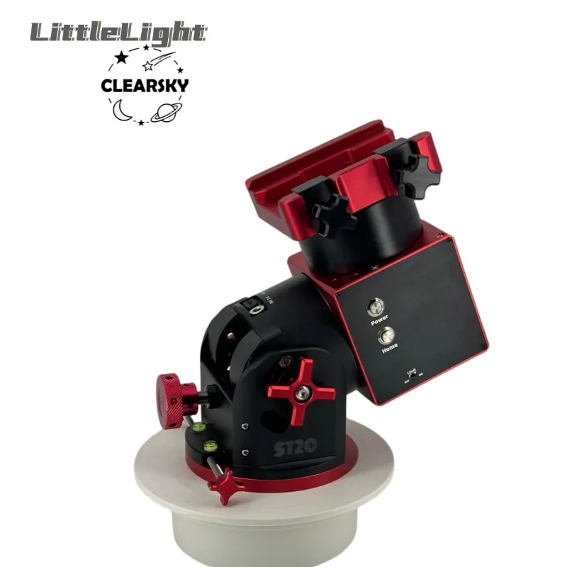 Soporte ecuatorial armónico Clearsky ST-20 con ranura Hub-Dovetail para telescopio astronómico Compatible con modo teodolito