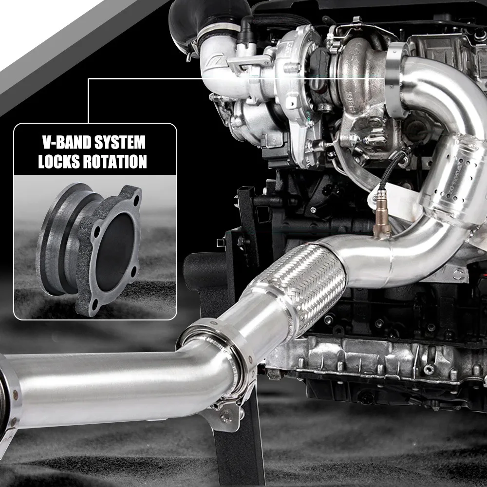 Auto 4 Bolt Exhaust Flange Adapter 2.5\