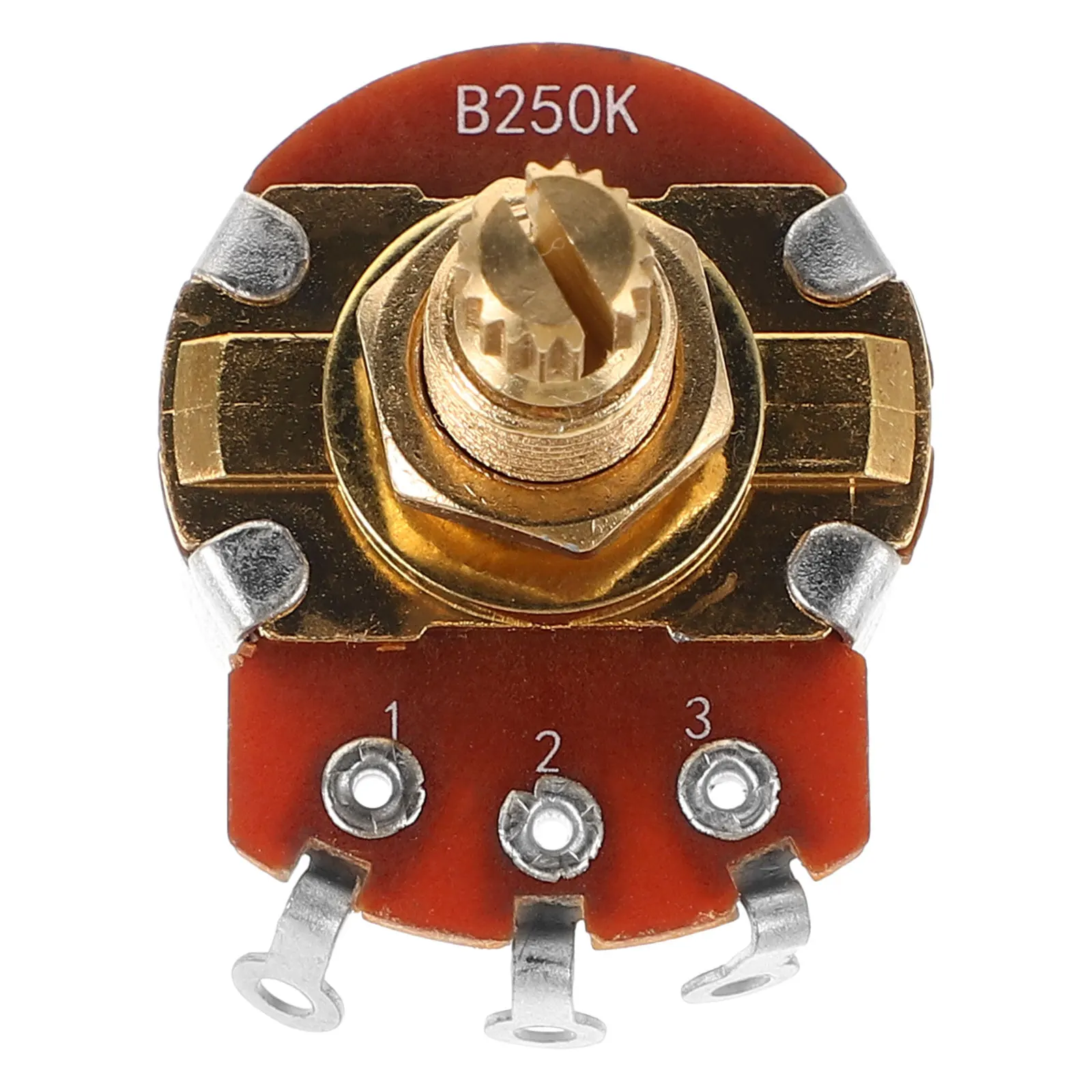 

Durable Copper Shaft Potentiometer Electric Bass Volume Tone Control Long Split Audio Taper Easy Turn Knob Precise Adjustment
